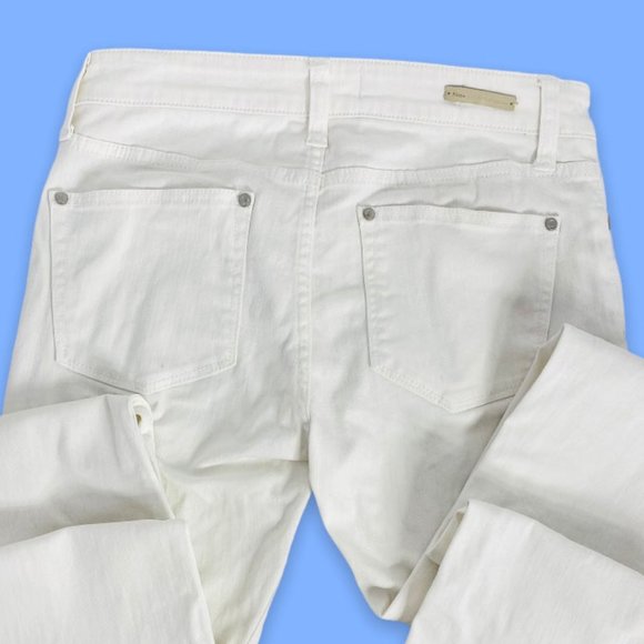 Pilcro and the Letterpress Parallel White Jeans - Picture 6 of 11